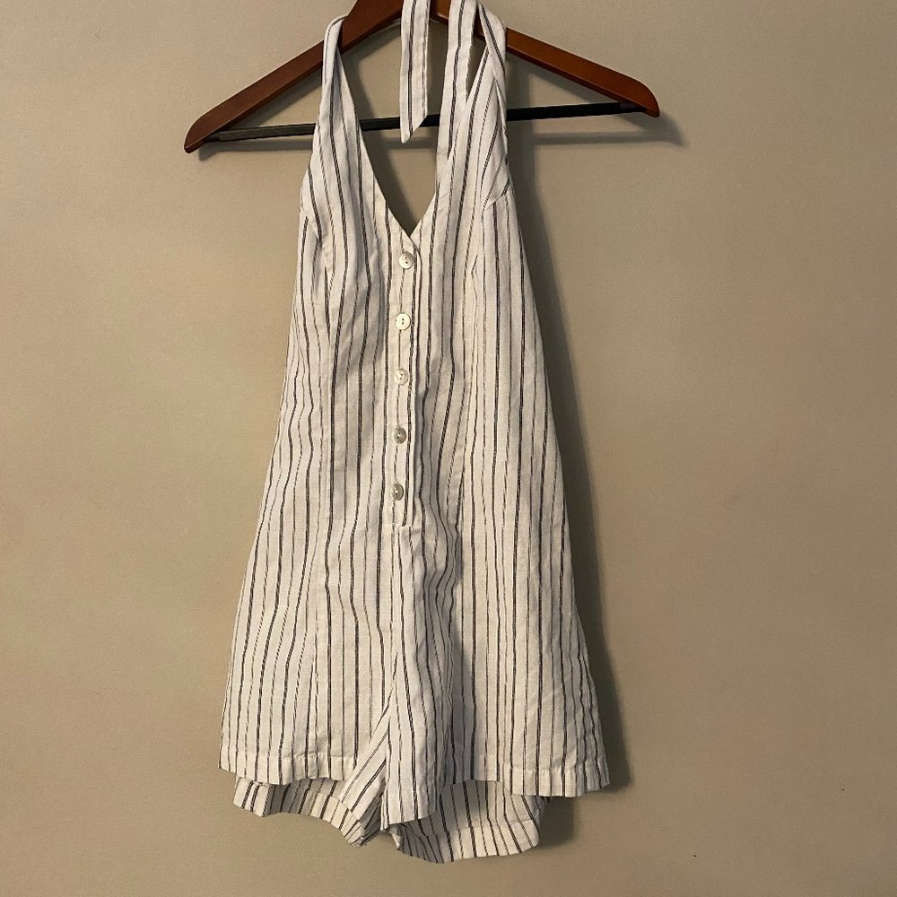 CAGE tuxedo style romper